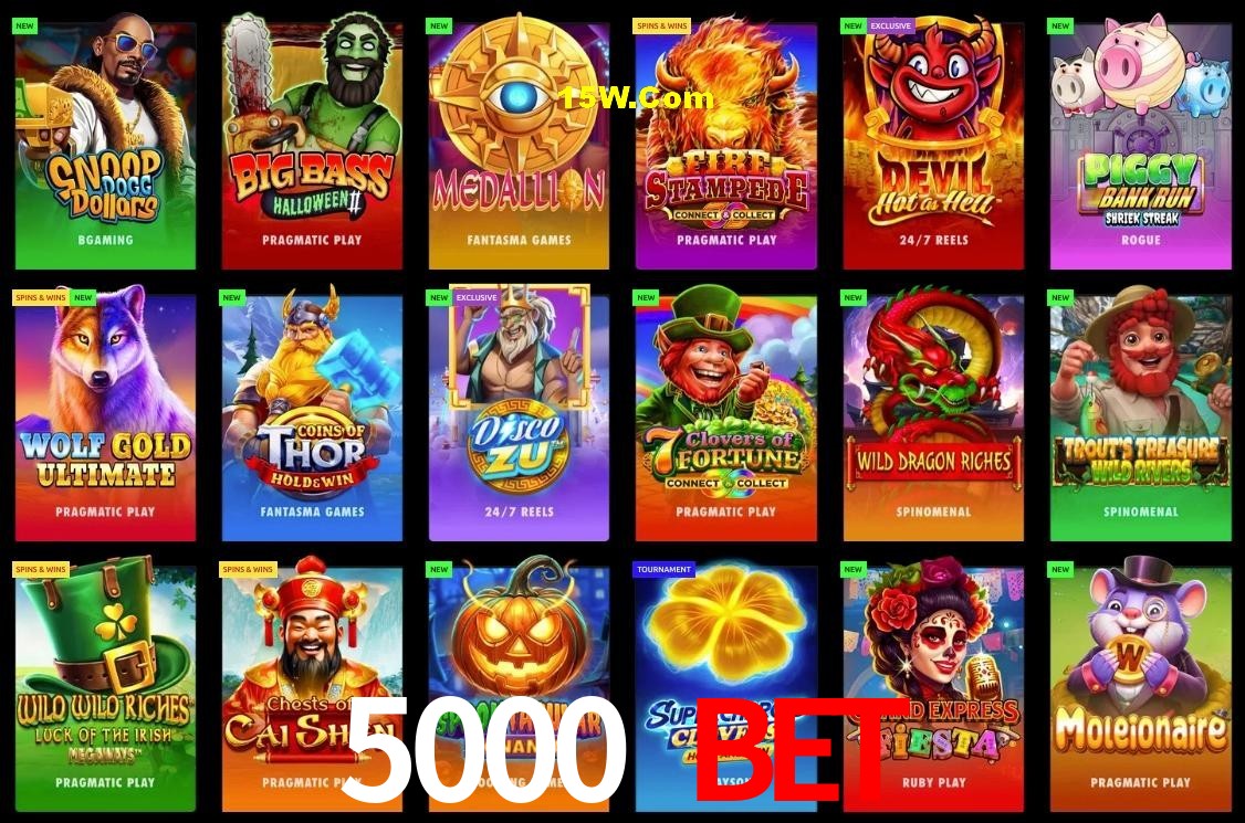 Game Providers 5000 Bet
